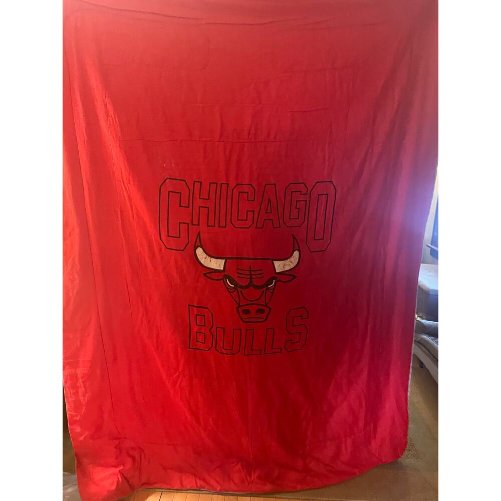 Vintage NBA Chicago Bulls Comforter Blanket